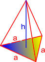 объём правильной треугольной пирамиды