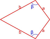 формула площади дельтоида по двум неравным сторонам и углу между ними