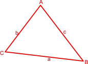 формула площади треугольника по трем сторонам