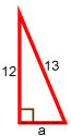 Задачи на тему "Теорема Пифагора". Треугольник со сторонами 5, 12, и 13